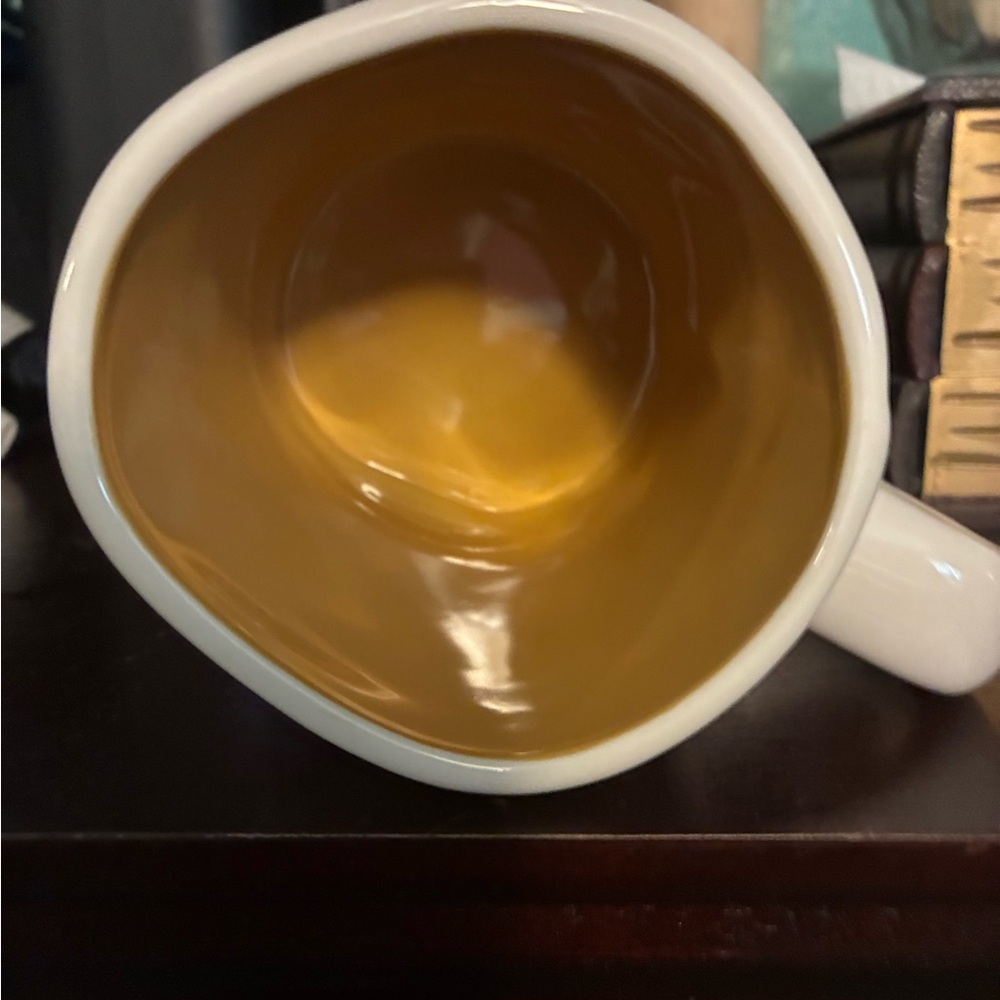 White Chamomile Tea Mug NWOT - Picture 2 of 4